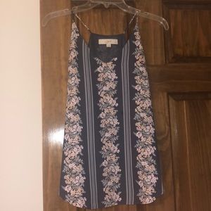 Loft Floral Tank Blouse